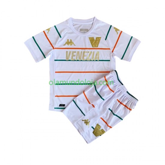 Camisola Venezia Criança Equipamento Segundo 2022-2023 Manga Curta